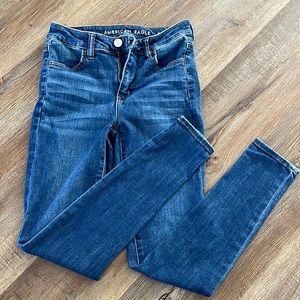 American Eagle next level stretch high rise jeggings. Like new! Smoke free home